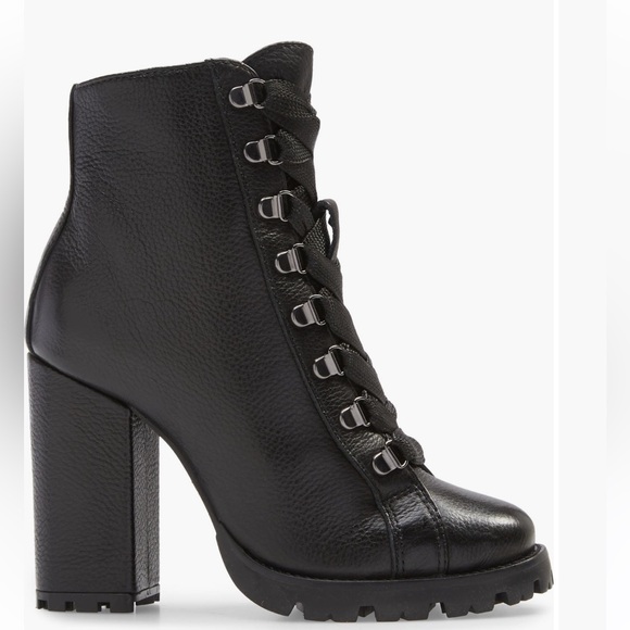 NEW - Schutz Zara Lace Up Boots - Picture 3 of 10